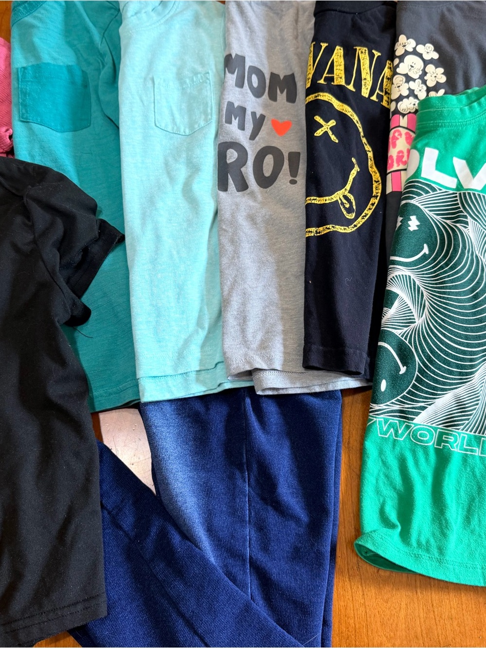 Kids Short Sleeve Tees - Green Graphic Tee